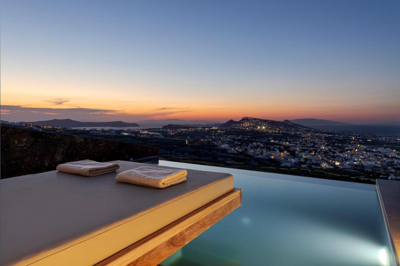 North Santorini - A Luxury Spa Hotel Pýrgos Exteriör bild