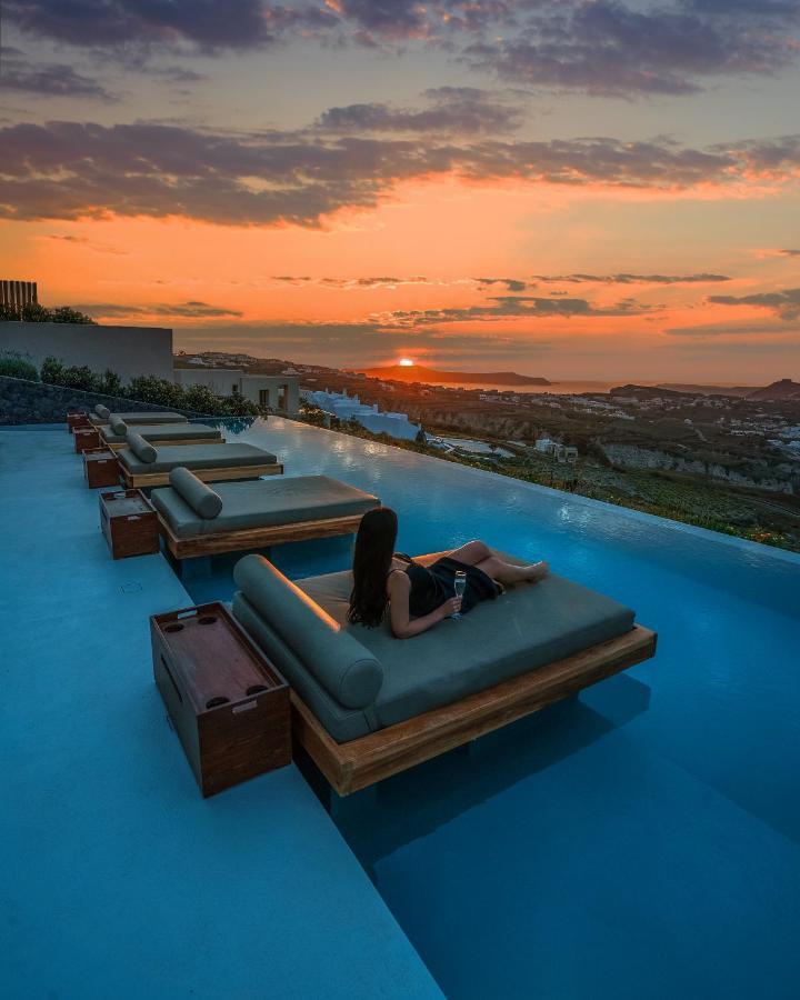 North Santorini - A Luxury Spa Hotel Pýrgos Exteriör bild