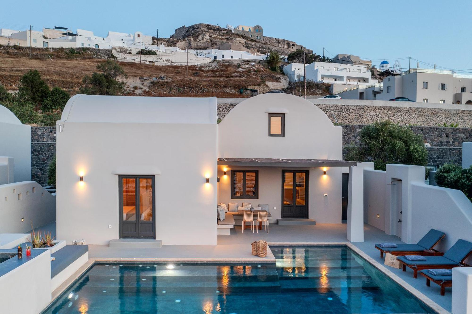 North Santorini - A Luxury Spa Hotel Pýrgos Exteriör bild