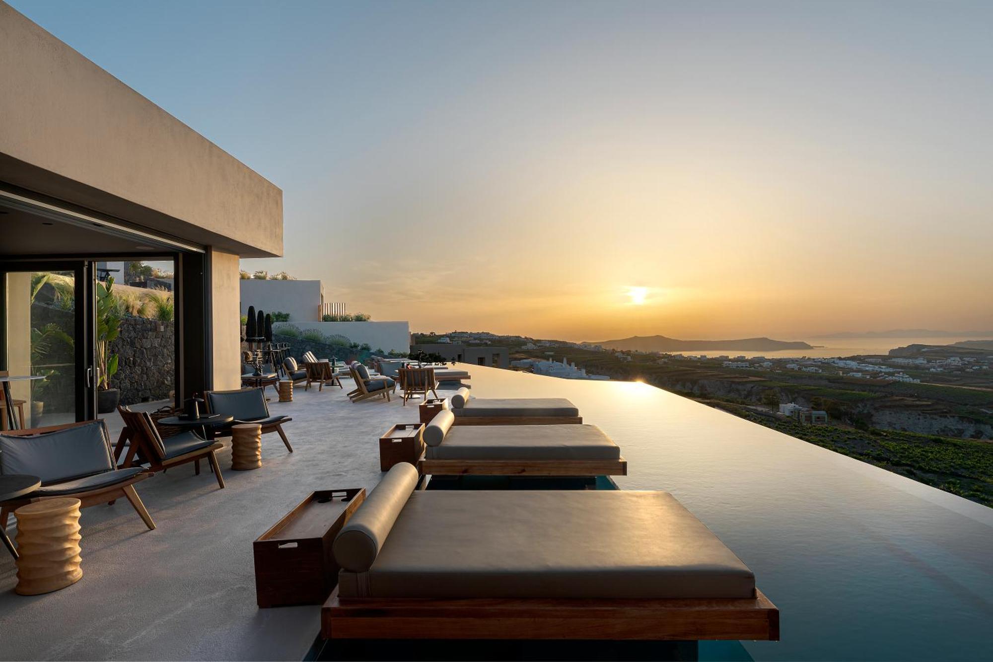 North Santorini - A Luxury Spa Hotel Pýrgos Exteriör bild